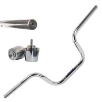 Guidão Ybr 125 2001 ate 2015 Factor Yamaha Com Peso Pcx Pesinho Moto Rosca