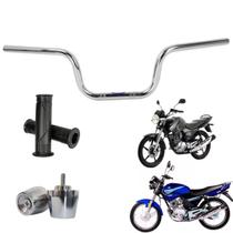 Guidão Ybr pesinho PCX par de manoplas 125 2001 até 2015 Factor peso moto rosca