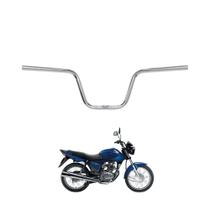 Guidon Guidão Guidao Honda CG Titan Fan 150 Conforto Cromado - QUALLYMOTOS