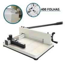 Guilhotina De Papel A4 Semi Industrial 320mm Corta Até 400 Folhas Importway Guilhotina De Papel A4 Semi Industrial 320mm Corta Até 400 Folhas Importway