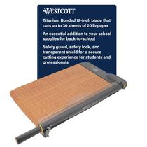 Guilhotina de Papel Westcott TrimAir Titanium 46 cm com Lâmina e Segurança Guilhotina de Papel Westcott TrimAir Titanium 46 cm com Lâmina e Segurança