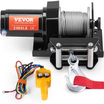 Guincho ATV VEVOR 2000 lb elétrico 12V com cabo de aço IP55 Guincho ATV VEVOR 2000 lb elétrico 12V com cabo de aço IP55