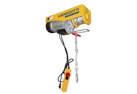 Guincho de coluna menegotti 300/600kg v2 220v 12,6mts de cabo
