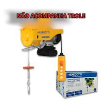 Guincho De Coluna Prime Elétrico Menegotti 500kg a 1000kg Motor 2000W Cabo Aço Controle Remoto Elevação de Materiais e Cargas Pesadas de Forma Segura Guincho De Coluna Prime Elétrico Menegotti 500kg a 1000kg Motor 2000W Cabo Aço Controle Remoto Elevação de Materiais e Cargas Pesadas de Forma Segura