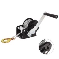 Guincho de reboque de barco Dawot, capacidade de 800 libras com cabo de aço de 10 m Guincho de reboque de barco Dawot, capacidade de 800 libras com cabo de aço de 10 m