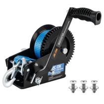Guincho de reboque para barco AC-DK 1587 kg para serviços pesados com alça de 9,8 m