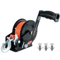 Guincho de reboque para barco AC-DK 726 kg para serviços pesados com alça de 7,9 m