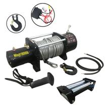 Guincho Elétrico 12V 24V 16000 LB Cabo Aço 24 metros Controle Remoto 7272 Kg Importway Iwge-16000 Guincho Elétrico 12V 24V 16000 LB Cabo Aço 24 metros Controle Remoto 7272 Kg Importway Iwge-16000