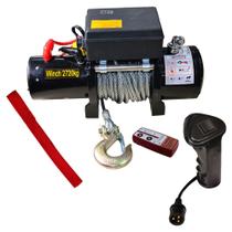 Guincho Eletrico 12V 6000Lbs / 2720Kgs com Cabo de Aco GE2720-1 ACM TOOLS