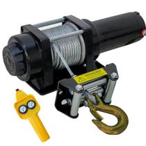 Guincho Elétrico 4500LB 2041 KG 12v para Quadriciclo Jipe Troller
