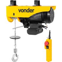 Guincho Elétrico Vonder 1.200 W 0,3 Tonelada 12 M Cabo De Aço Botoeira Com Chave De Emergência Guincho Elétrico Vonder 1.200 W 0,3 Tonelada 12 M Cabo De Aço Botoeira Com Chave De Emergência