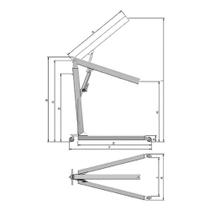 Guincho Hidraulico Girafa Roda Ferro 500kg Bovenau G500E Guincho Hidraulico Girafa Roda Ferro 500kg Bovenau G500E