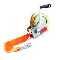 Guincho Manual Com Catraca 1350kg Cinta de 8 mt para Reboque Carretinha