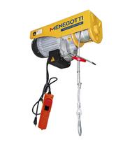 Guincho Talha de Coluna Capacidade 300kg Cabo 12m MCG300 Menegotti