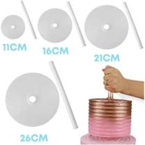 Guindastes cru para bolo nas medidas 11/16/21/26 cm