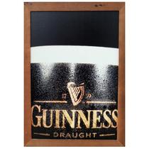Guinness quadros retrô borda de um copo
