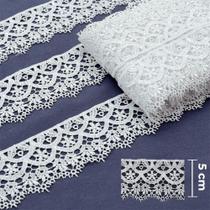 Guipir 5,00 cm Branco - Ref. 432768 13,7 Metros - Círculo