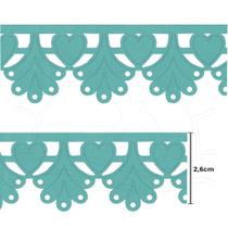Guipir de Cetim Marilda 1101 Coração Pequeno - 10 Metros