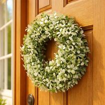 Guirlanda Artificial Coroa De Flores Enfeite Decorativo 25cm Guirlanda Artificial Coroa De Flores Enfeite Decorativo 25cm