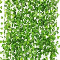 Guirlanda Artificial de Hera CQURE Kit com 12 Unidades 25,5m Resistente a UV Guirlanda Artificial de Hera CQURE Kit com 12 Unidades 25,5m Resistente a UV