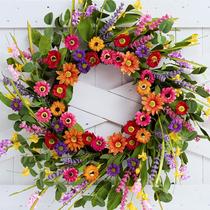 Guirlanda Artificial de Primavera WSTPUPU 56 cm com Flores Guirlanda Artificial de Primavera WSTPUPU 56 cm com Flores