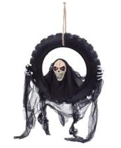 Guirlanda caveira decorativa gordon 40cm halloween Guirlanda caveira decorativa gordon 40cm halloween