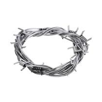 Guirlanda De Arame Farpado Enferrujado 2,5M Decoração De Halloween De Plástico Falso Acessório Para Guirlanda De Arame Farpado Enferrujado 2,5M Decoração De Halloween De Plástico Falso Acessório Para