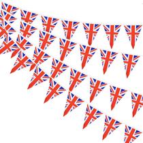 Guirlanda de Bandeirinhas Union Jack AhfuLife 60 Peças 14 x 21 cm 12 m Guirlanda de Bandeirinhas Union Jack AhfuLife 60 Peças 14 x 21 cm 12 m