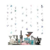 Guirlanda De Estrelas Com Glitter Para O Dia Dos Namorados E Ano Novo, 24PCS 28PCS, Cortina De