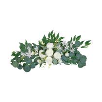 Guirlanda De Eucalipto Com Rosa Vermelha Boho, Decoração Artificial Para Arco De Casamento, Placa De Guirlanda De Eucalipto Com Rosa Vermelha Boho, Decoração Artificial Para Arco De Casamento, Placa De