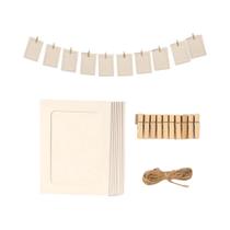 Guirlanda De Fotos Para Aniversário, Casamento, Chá De Bebê, Decoração De Parede Com Clips