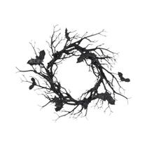 Guirlanda De Halloween Com Luz LED Em Forma De Morcego Para Decoração De Porta Da Frente, Guirlanda Guirlanda De Halloween Com Luz LED Em Forma De Morcego Para Decoração De Porta Da Frente, Guirlanda