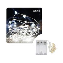 Guirlanda De Luzes LED Com Fio De Cobre, Alimentada Por Bateria, Luzes De Fada Para Decoração De