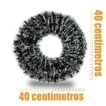 Guirlanda de Natal 40cm Com Neve e Enfeites Merry Christmas - Rass Eletro