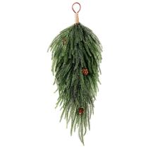 Guirlanda de Natal Ammyoo Norfolk Pine 60 cm com pinhas