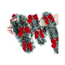 Guirlanda De Natal Artificial Com Fita Para DIY, Enfeites De Árvore, Decoração De Casa Para O Ano