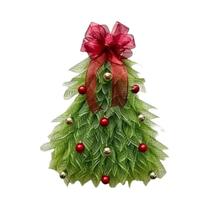 Guirlanda De Natal Artificial Vermelha Para Decoração De Porta, Janela E Lareira