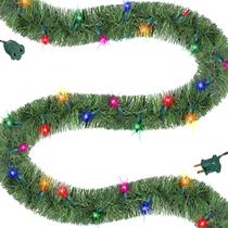 Guirlanda de Natal Biswing 4,5 m com 35 luzes multicoloridas em PVC Guirlanda de Natal Biswing 4,5 m com 35 luzes multicoloridas em PVC