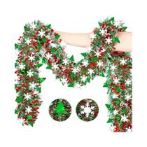 Guirlanda De Natal Com Flocos De Neve De 2M, Decoração Para Árvore De Natal, Runtowo, Feliz Natal, Guirlanda De Natal Com Flocos De Neve De 2M, Decoração Para Árvore De Natal, Runtowo, Feliz Natal,