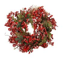 Guirlanda de Natal com Frutinhas Vermelhas Guirlanda de Natal com Frutinhas Vermelhas