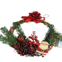 Guirlanda De Natal Decoração De Porta Natalina Enfeite Nata