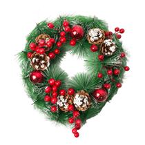 Guirlanda De Natal Decoração Enfeite De Porta Natalino Luxo