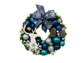 Guirlanda de Natal decorada de 45 cm