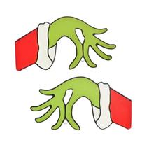Guirlanda De Natal Do Grinch Para Pendurar Na Porta Com Placa De Madeira Decorações Para Casa E Guirlanda De Natal Do Grinch Para Pendurar Na Porta Com Placa De Madeira Decorações Para Casa E
