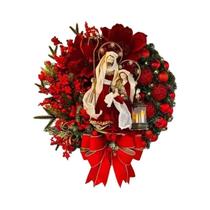 Guirlanda De Natal Grande De 30cm Com Lanterna E Laço Para Porta Da Frente Decoração Sazonal Guirlanda De Natal Grande De 30cm Com Lanterna E Laço Para Porta Da Frente Decoração Sazonal