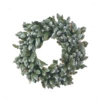 Guirlanda de natal nevada 80cm 240 hastes verde enfeite para porta