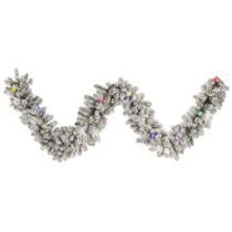 Guirlanda de Natal Vickerman Flocked Kodiak Spruce 2,7 m Guirlanda de Natal Vickerman Flocked Kodiak Spruce 2,7 m