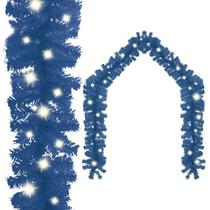 Guirlanda de Natal vidaXL Blue com luzes LED 10m PVC USB