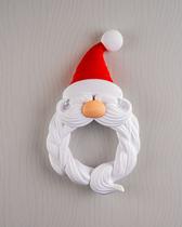 Guirlanda Decorada De Natal 33 cm Papai Noel Guirlanda Decorada De Natal 33 cm Papai Noel