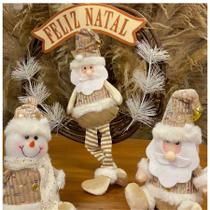 Guirlanda Enfeite de Natal 35Cm com Placa Feliz Natal Decoração Natalina Guirlanda Enfeite de Natal 35Cm com Placa Feliz Natal Decoração Natalina